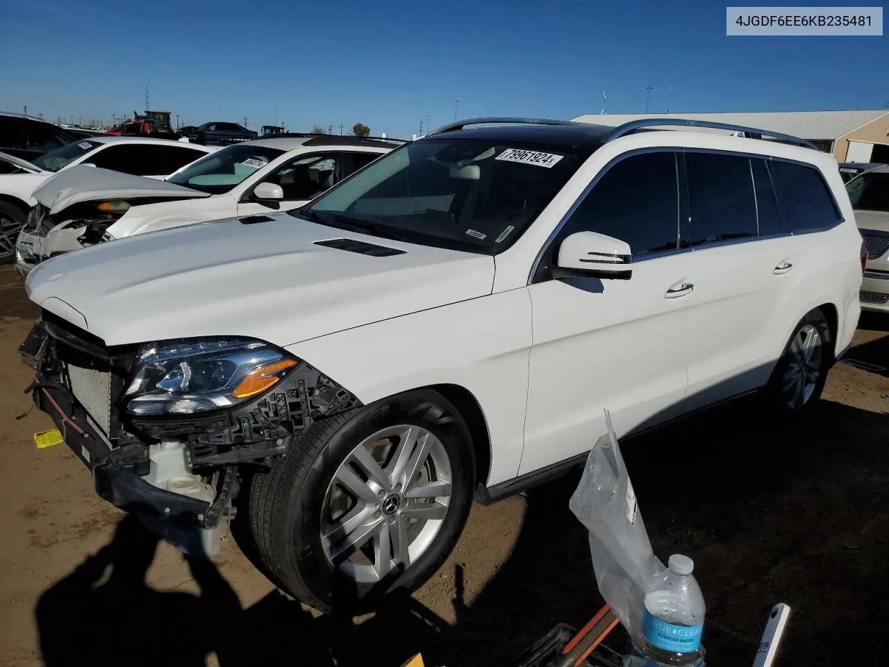 2019 Mercedes-Benz Gls 450 4Matic VIN: 4JGDF6EE6KB235481 Lot: 79961924