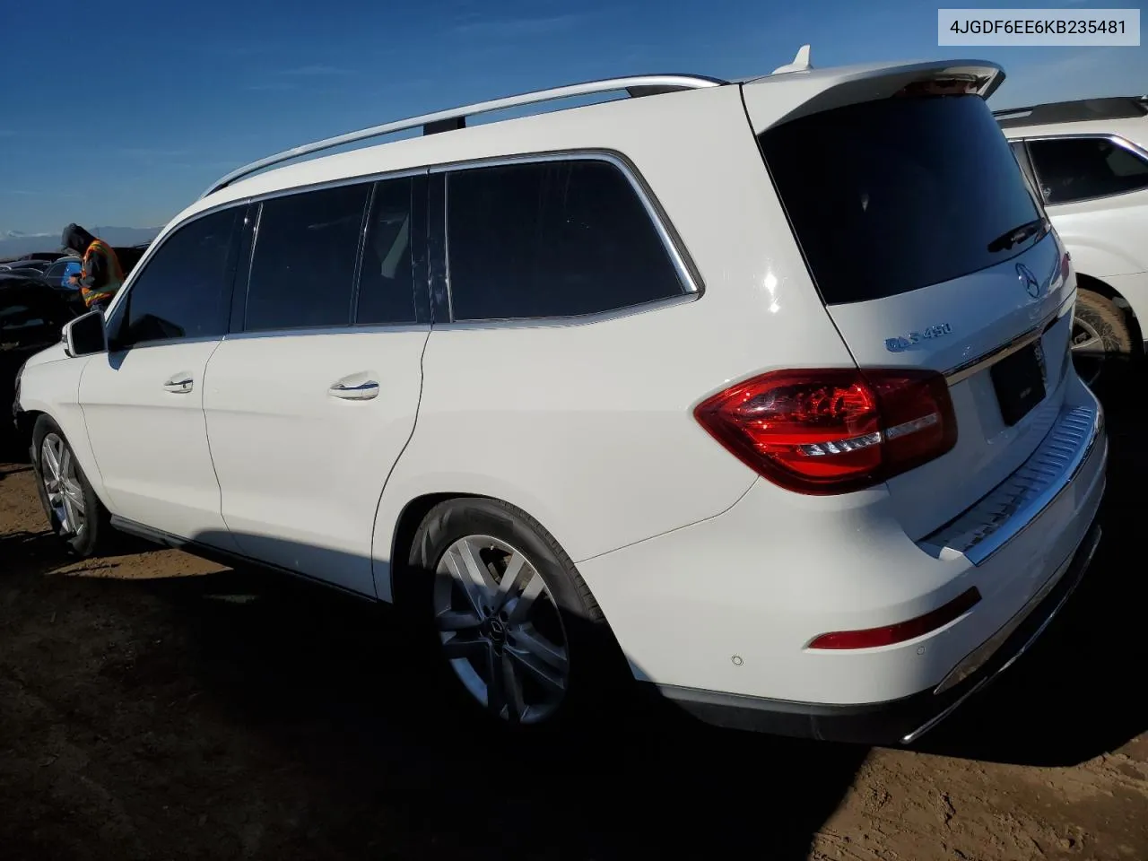 2019 Mercedes-Benz Gls 450 4Matic VIN: 4JGDF6EE6KB235481 Lot: 79961924