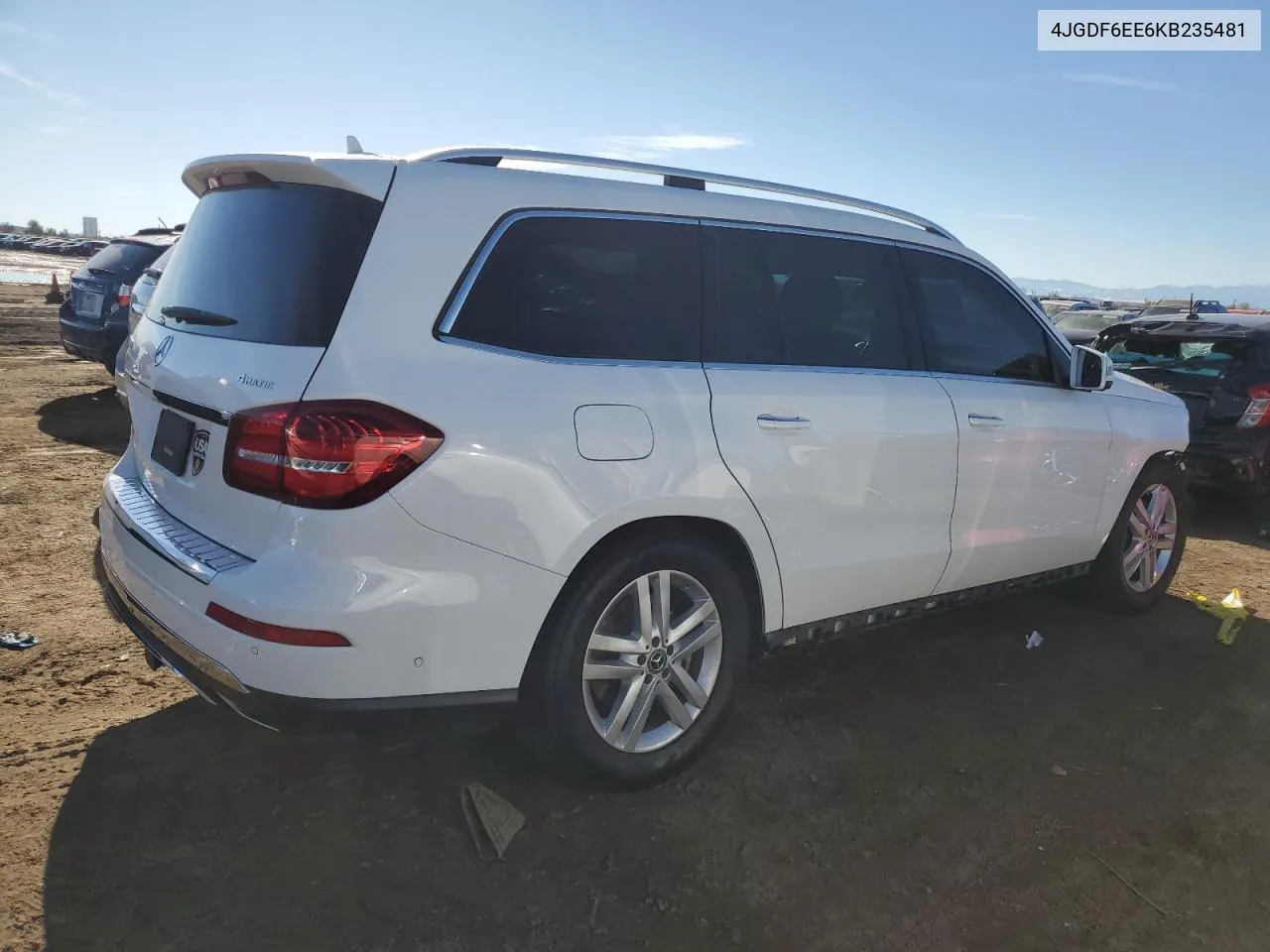 2019 Mercedes-Benz Gls 450 4Matic VIN: 4JGDF6EE6KB235481 Lot: 79961924