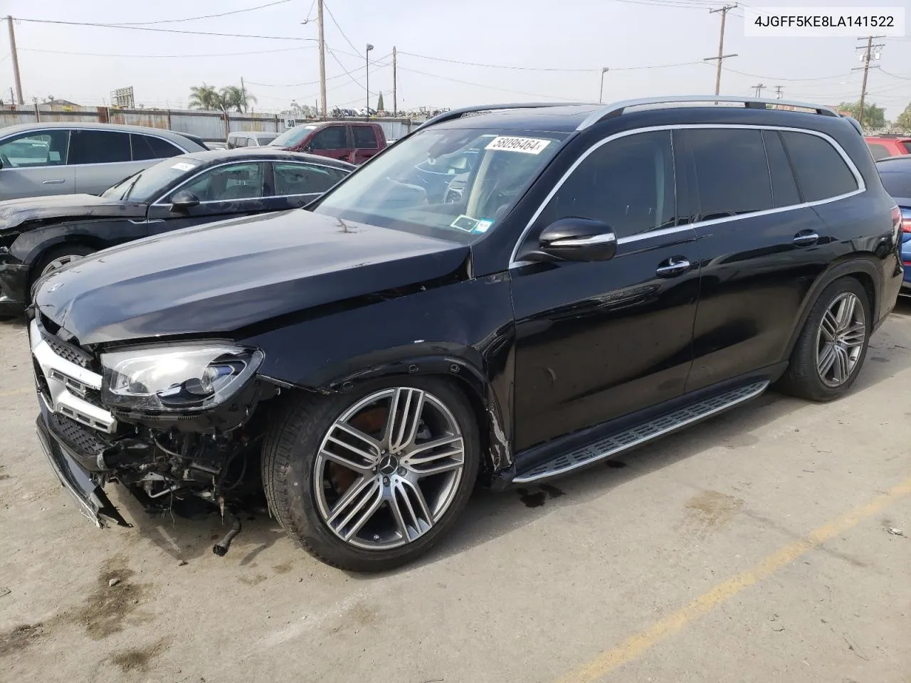 2020 Mercedes-Benz Gls 450 4Matic VIN: 4JGFF5KE8LA141522 Lot: 58096464