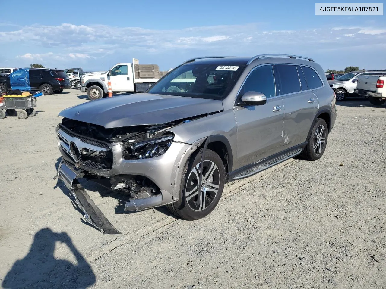 2020 Mercedes-Benz Gls 450 4Matic VIN: 4JGFF5KE6LA187821 Lot: 72213574