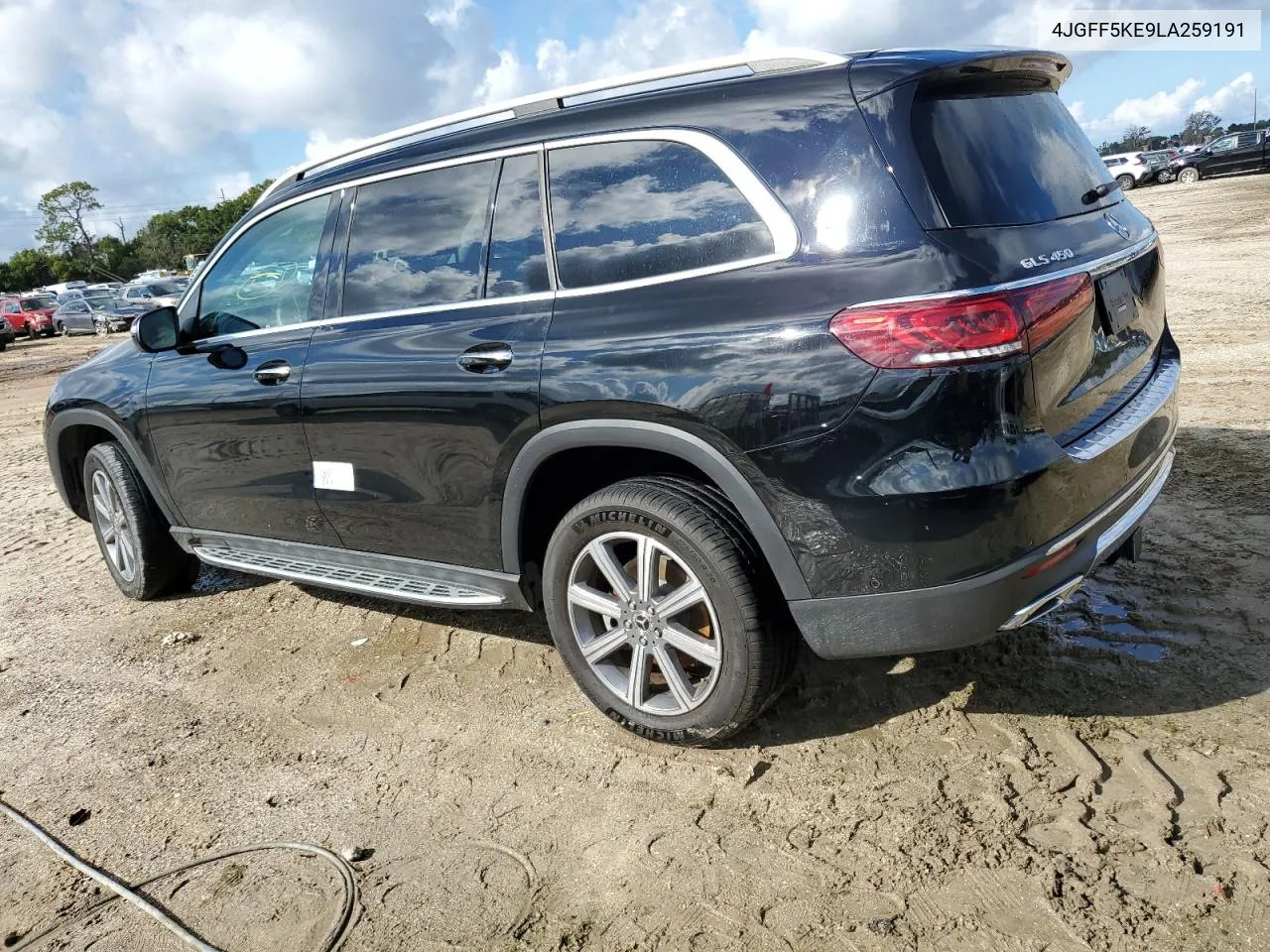 2020 Mercedes-Benz Gls 450 4Matic VIN: 4JGFF5KE9LA259191 Lot: 73742614