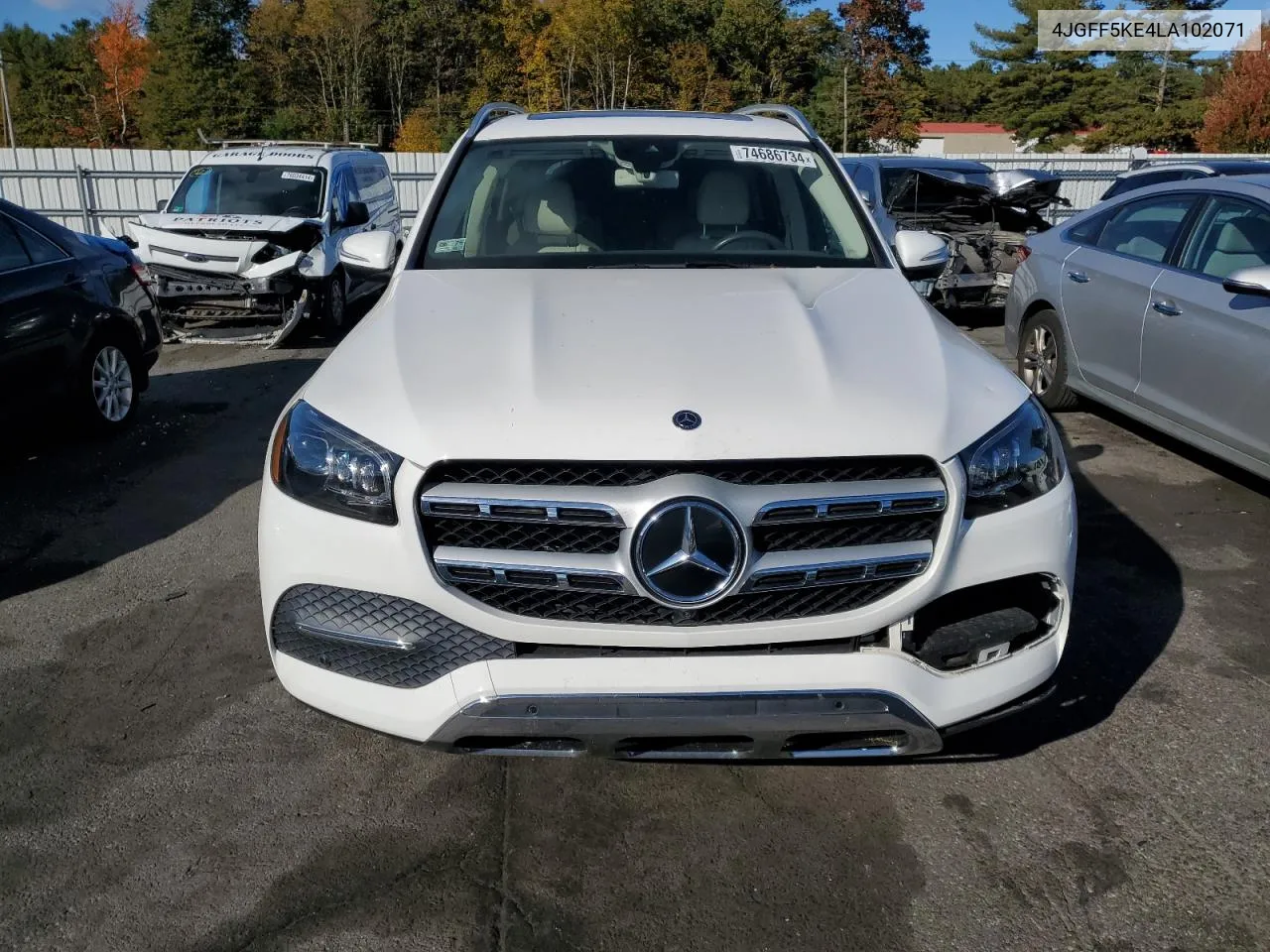 2020 Mercedes-Benz Gls 450 4Matic VIN: 4JGFF5KE4LA102071 Lot: 74686734