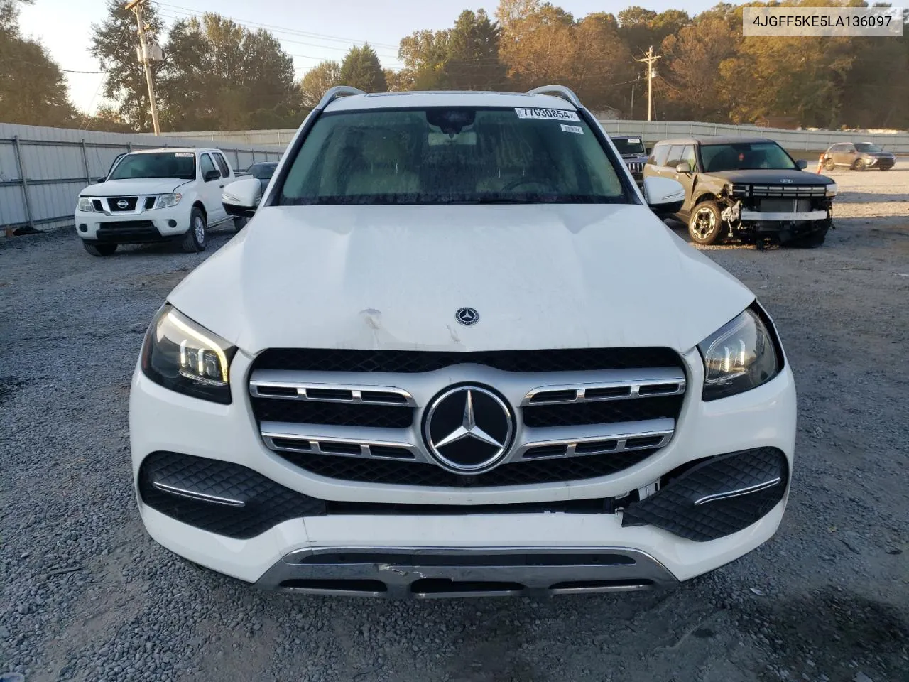 2020 Mercedes-Benz Gls 450 4Matic VIN: 4JGFF5KE5LA136097 Lot: 77630854