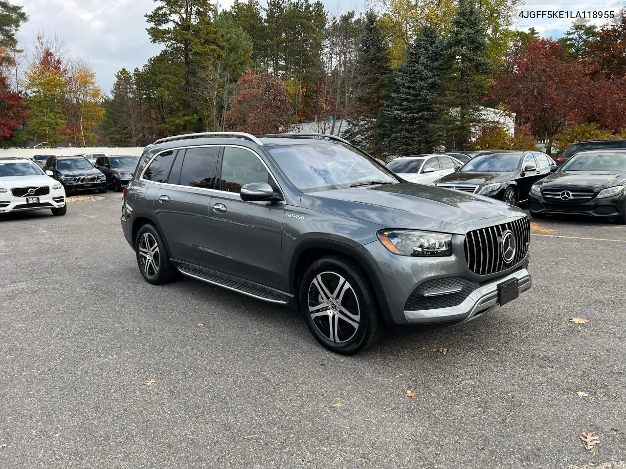 2020 Mercedes-Benz Gls 450 4Matic VIN: 4JGFF5KE1LA118955 Lot: 78408934