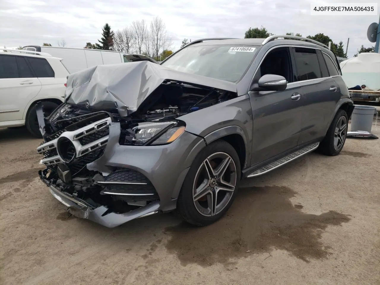 2021 Mercedes-Benz Gls 450 4Matic VIN: 4JGFF5KE7MA506435 Lot: 67410684