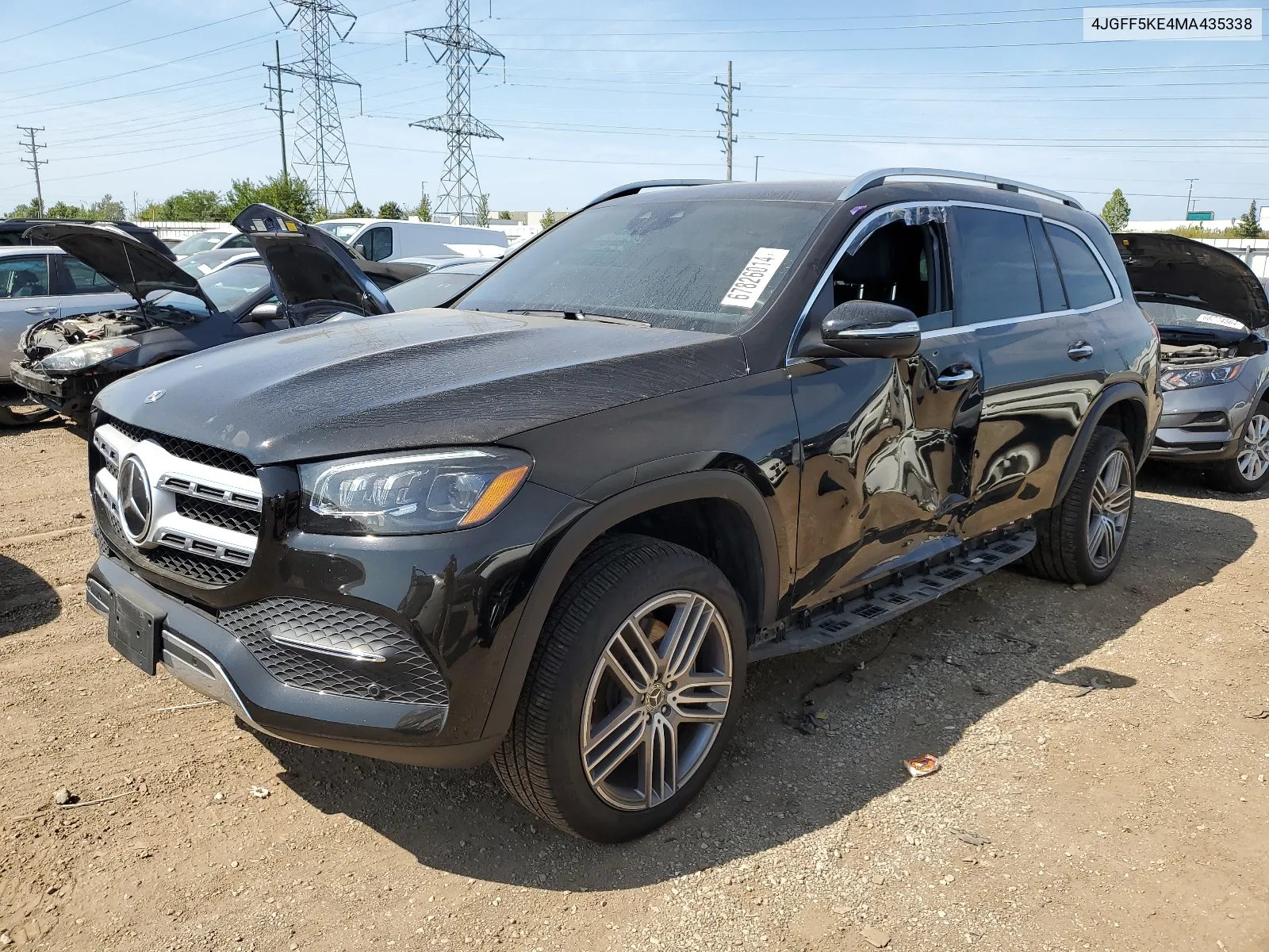 2021 Mercedes-Benz Gls 450 4Matic VIN: 4JGFF5KE4MA435338 Lot: 67826014