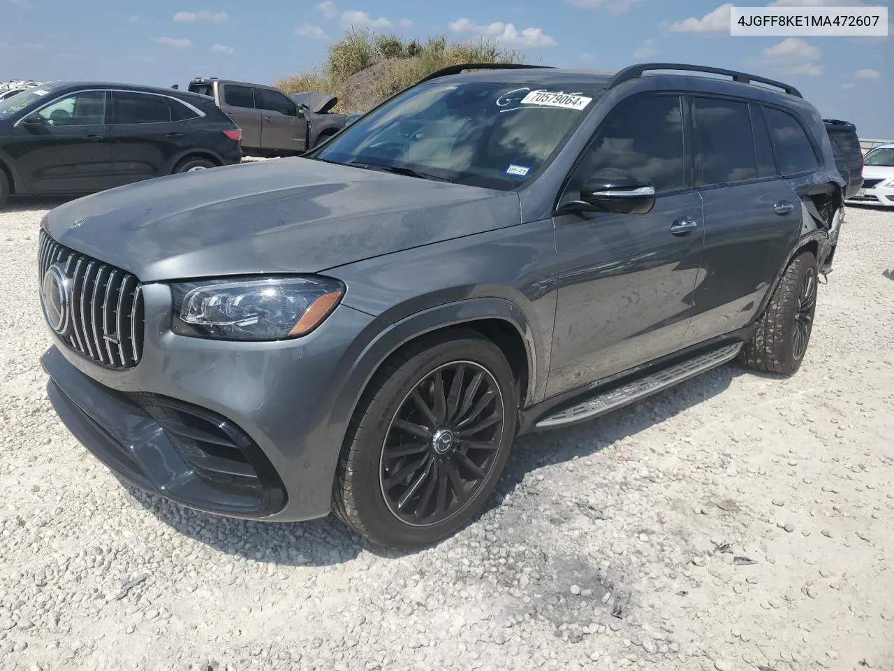 2021 Mercedes-Benz Gls 63 Amg 4Matic VIN: 4JGFF8KE1MA472607 Lot: 70579064