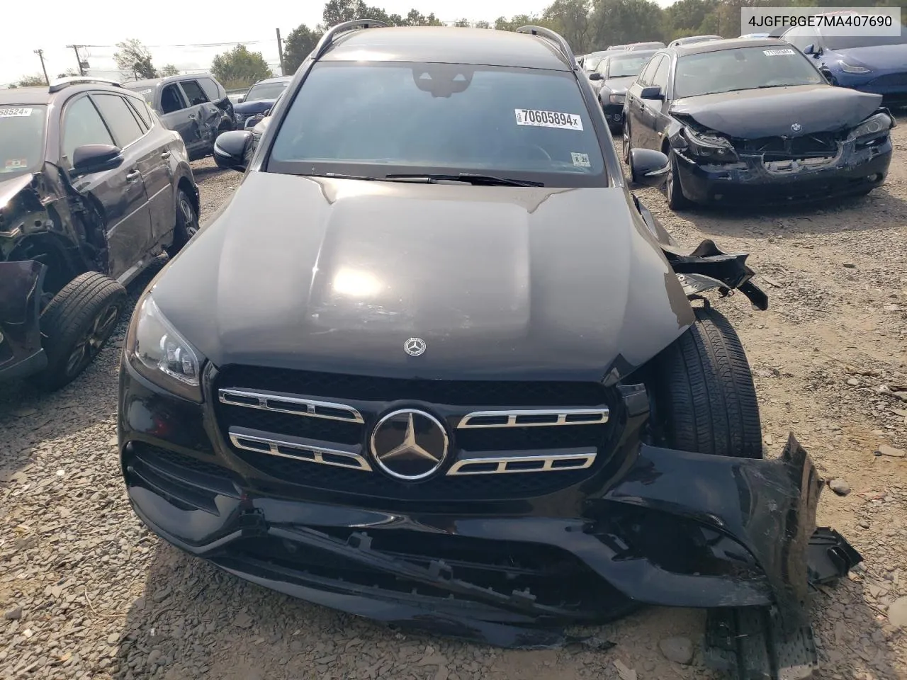 2021 Mercedes-Benz Gls 580 4Matic VIN: 4JGFF8GE7MA407690 Lot: 70605894