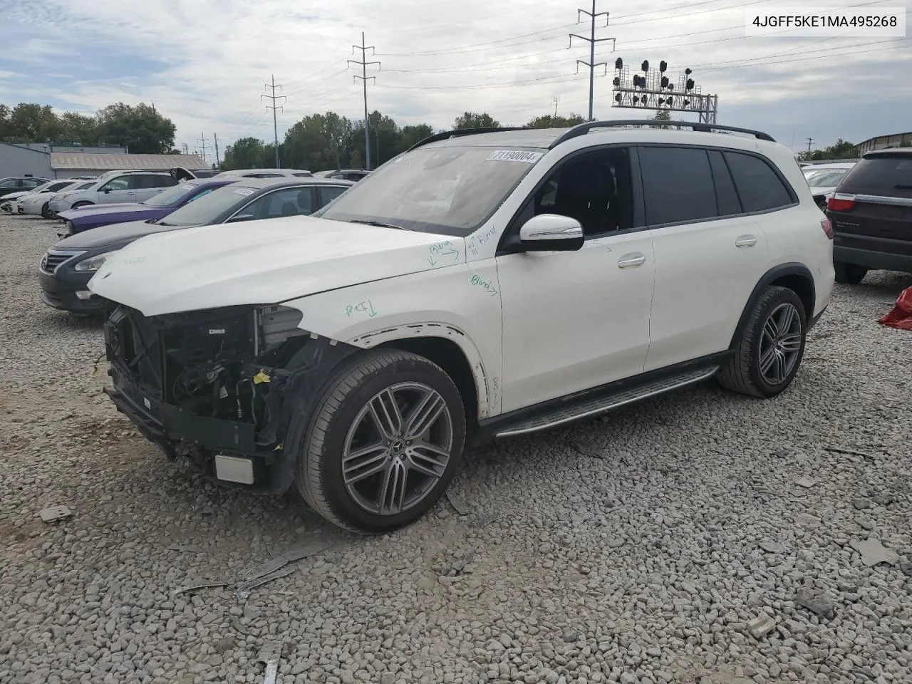 2021 Mercedes-Benz Gls 450 4Matic VIN: 4JGFF5KE1MA495268 Lot: 71190004