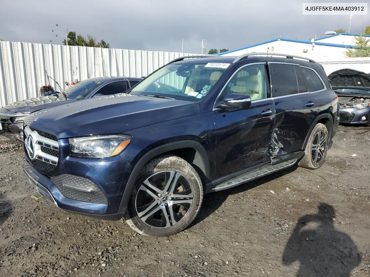 2021 Mercedes-Benz Gls 450 4Matic VIN: 4JGFF5KE4MA403912 Lot: 73223174