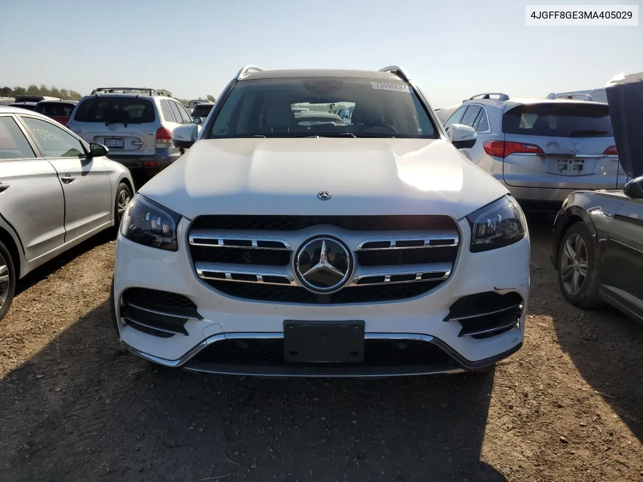 2021 Mercedes-Benz Gls 580 4Matic VIN: 4JGFF8GE3MA405029 Lot: 73990684