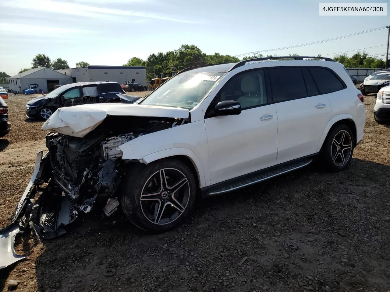 2022 Mercedes-Benz Gls 450 4Matic VIN: 4JGFF5KE6NA604308 Lot: 59585654