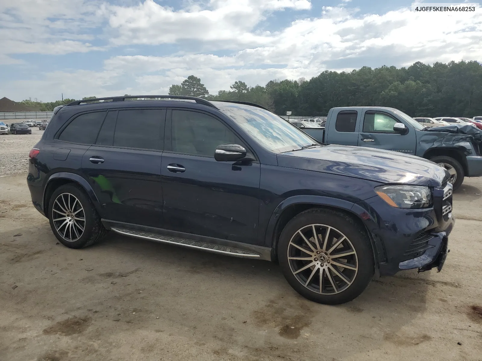 2022 Mercedes-Benz Gls 450 4Matic VIN: 4JGFF5KE8NA668253 Lot: 60106834