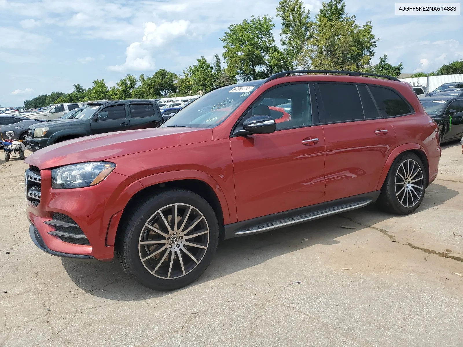 2022 Mercedes-Benz Gls 450 4Matic VIN: 4JGFF5KE2NA614883 Lot: 64260714