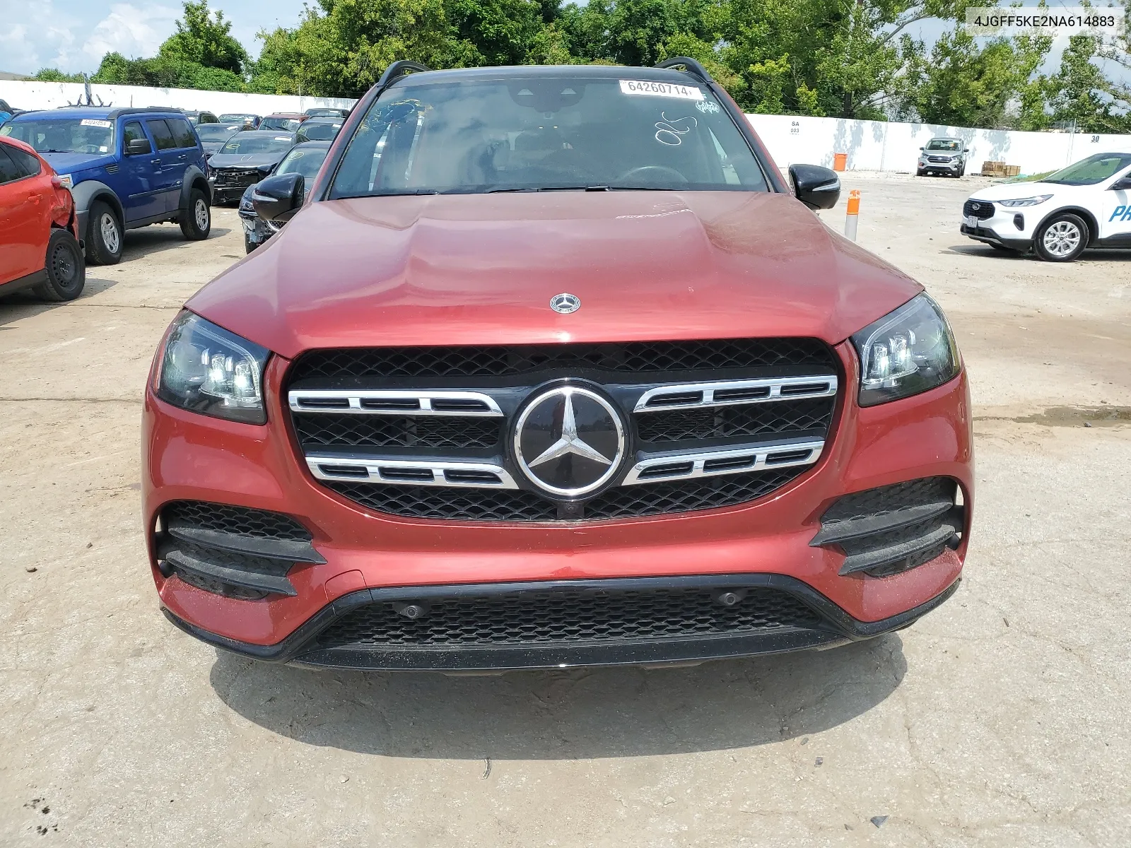 2022 Mercedes-Benz Gls 450 4Matic VIN: 4JGFF5KE2NA614883 Lot: 64260714