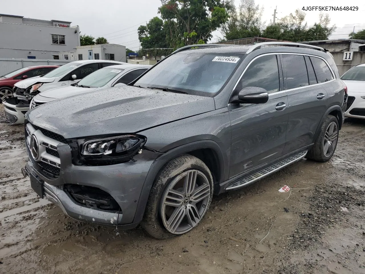 2022 Mercedes-Benz Gls 450 4Matic VIN: 4JGFF5KE7NA648429 Lot: 70224934