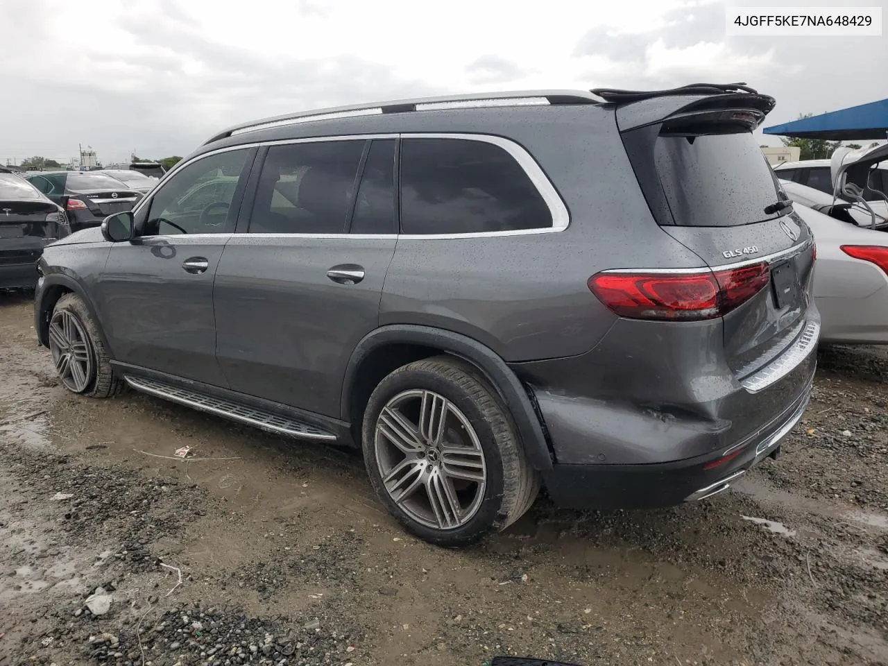 2022 Mercedes-Benz Gls 450 4Matic VIN: 4JGFF5KE7NA648429 Lot: 70224934