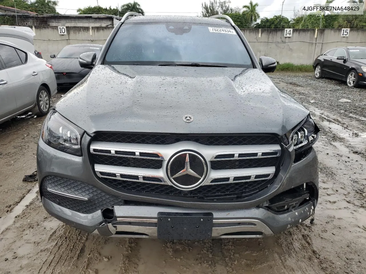 2022 Mercedes-Benz Gls 450 4Matic VIN: 4JGFF5KE7NA648429 Lot: 70224934