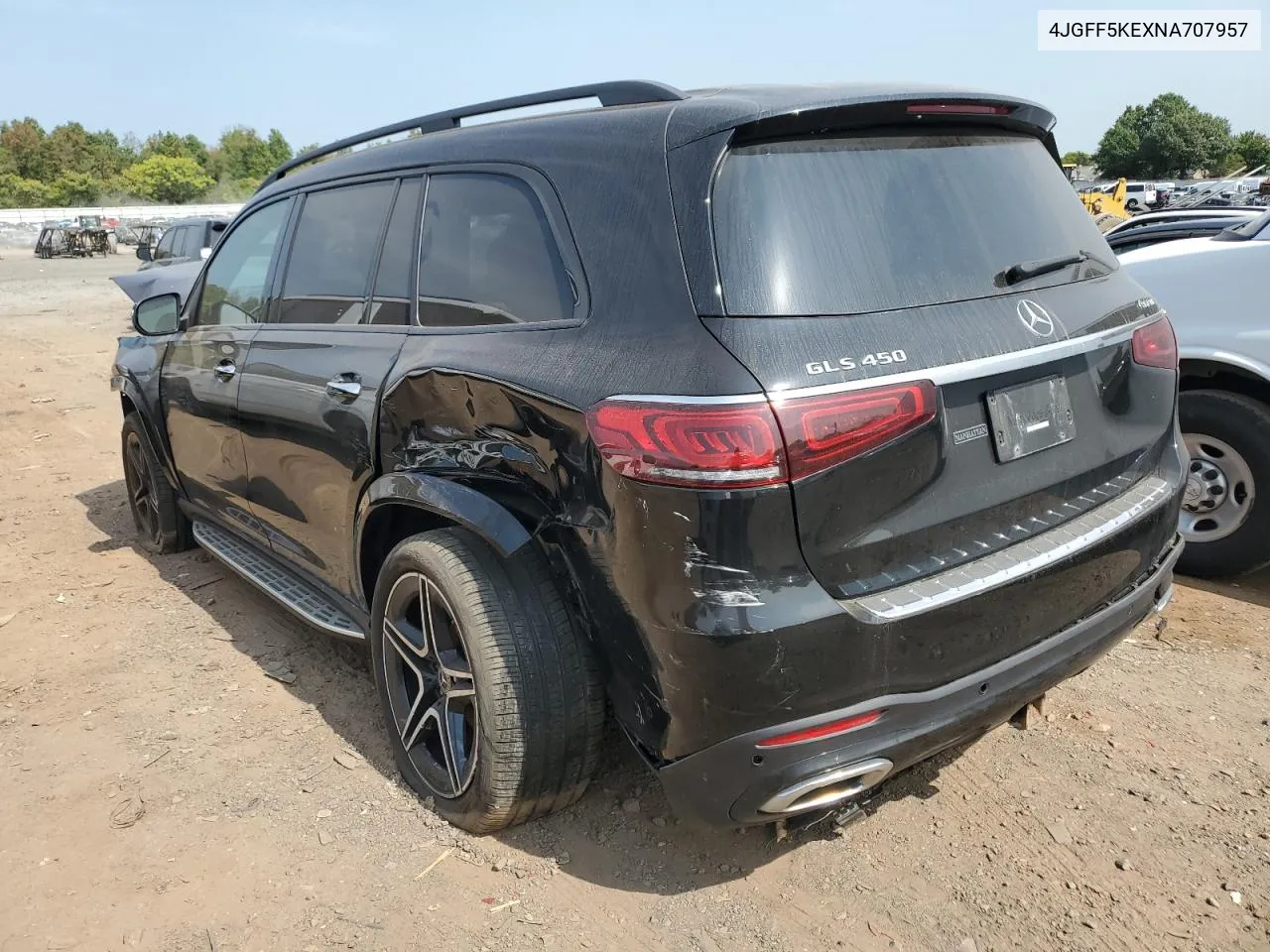 2022 Mercedes-Benz Gls 450 4Matic VIN: 4JGFF5KEXNA707957 Lot: 70228884