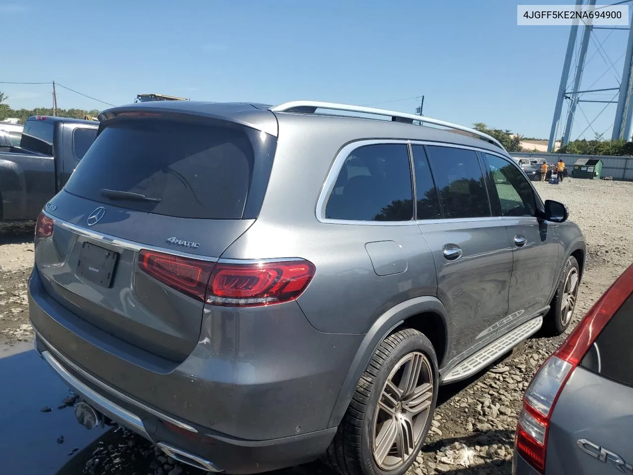 2022 Mercedes-Benz Gls 450 4Matic VIN: 4JGFF5KE2NA694900 Lot: 71078364