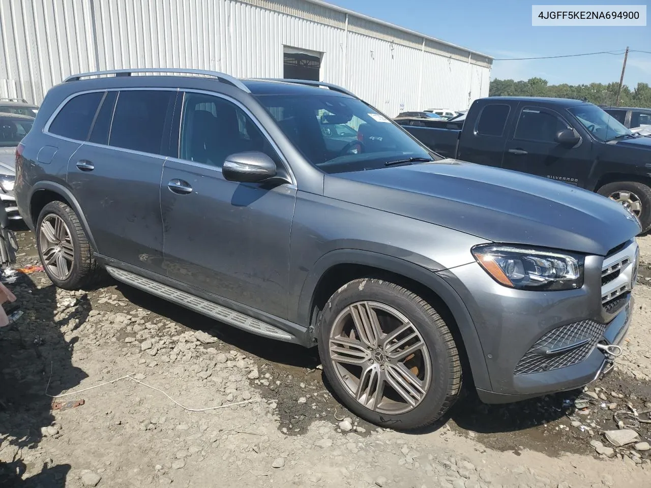 2022 Mercedes-Benz Gls 450 4Matic VIN: 4JGFF5KE2NA694900 Lot: 71078364