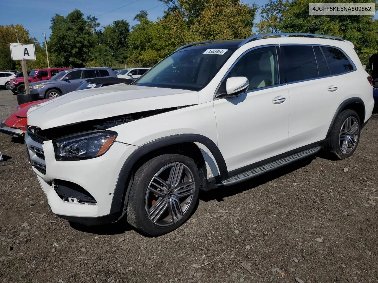 2022 Mercedes-Benz Gls 450 4Matic VIN: 4JGFF5KE5NA809862 Lot: 71303494