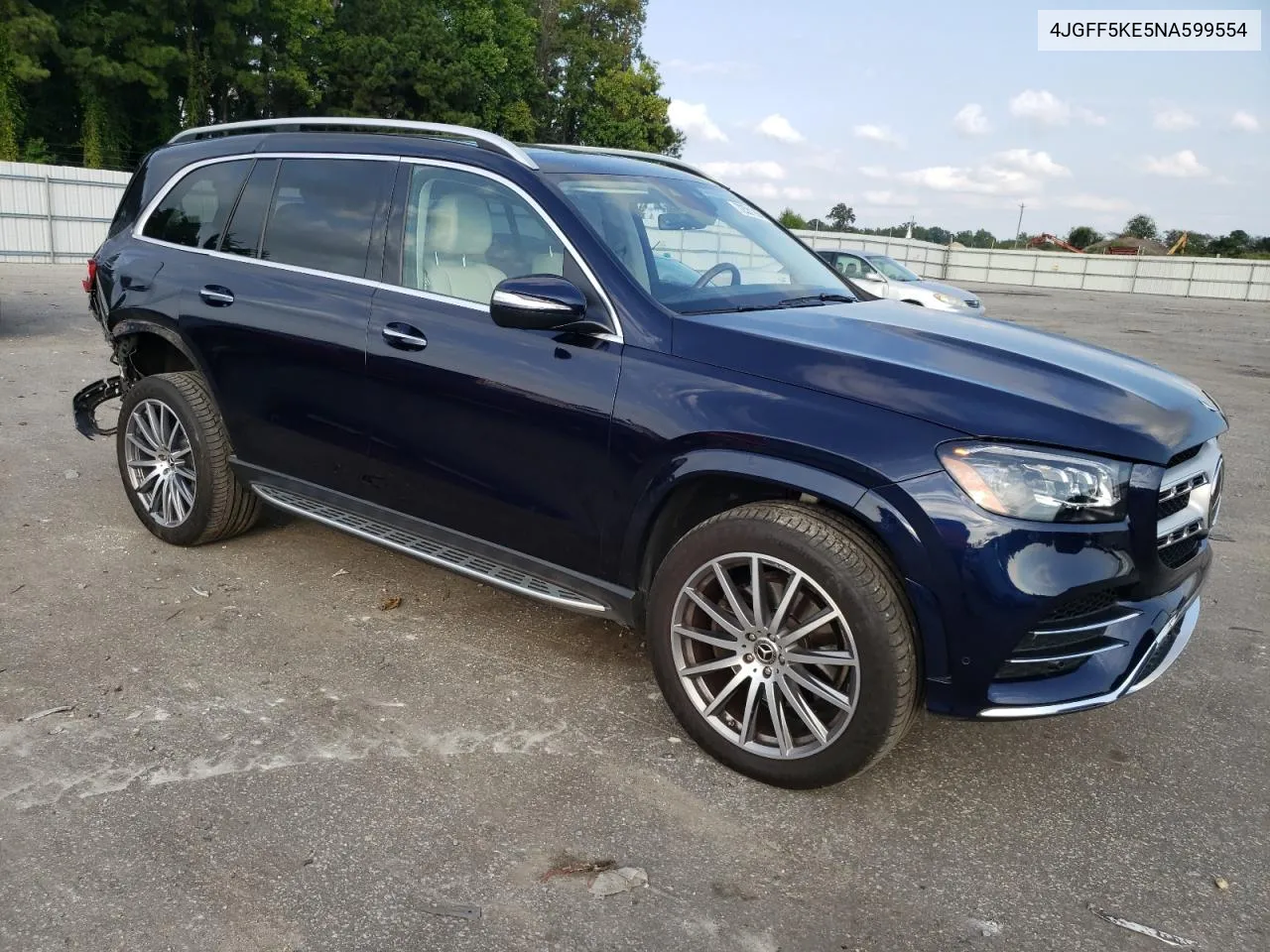 2022 Mercedes-Benz Gls 450 4Matic VIN: 4JGFF5KE5NA599554 Lot: 72581264