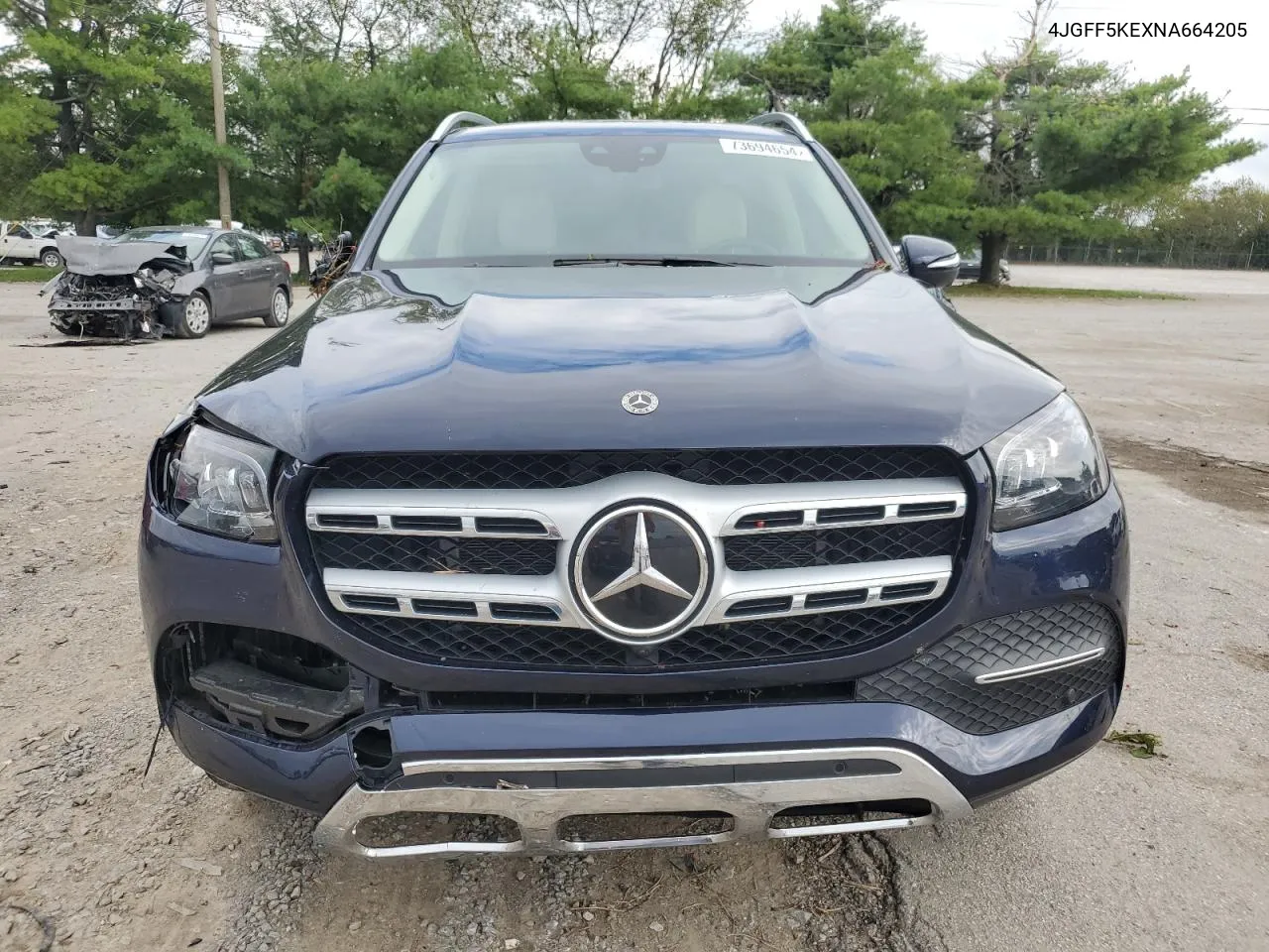 2022 Mercedes-Benz Gls 450 4Matic VIN: 4JGFF5KEXNA664205 Lot: 73694654