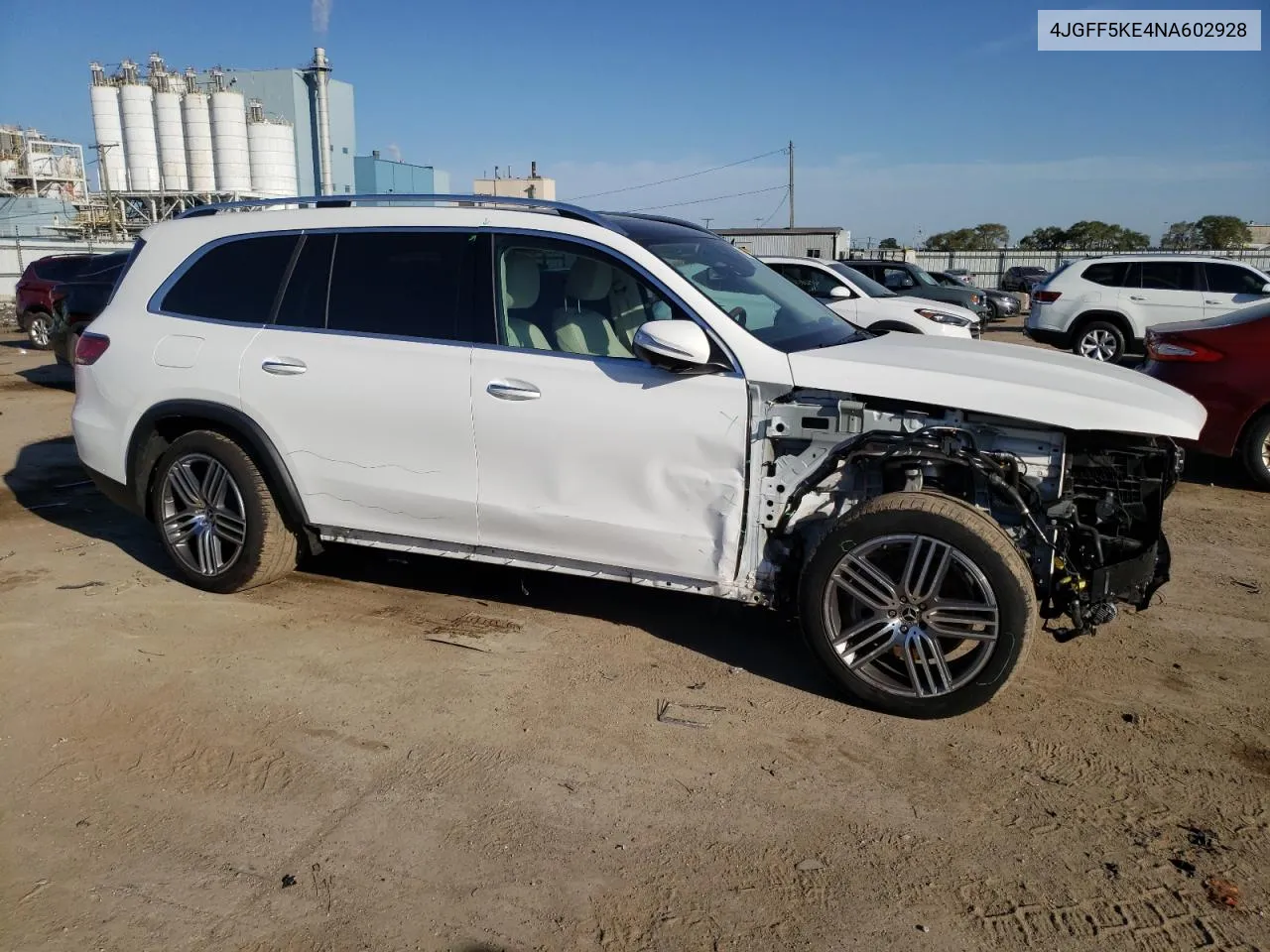 2022 Mercedes-Benz Gls 450 4Matic VIN: 4JGFF5KE4NA602928 Lot: 73751304