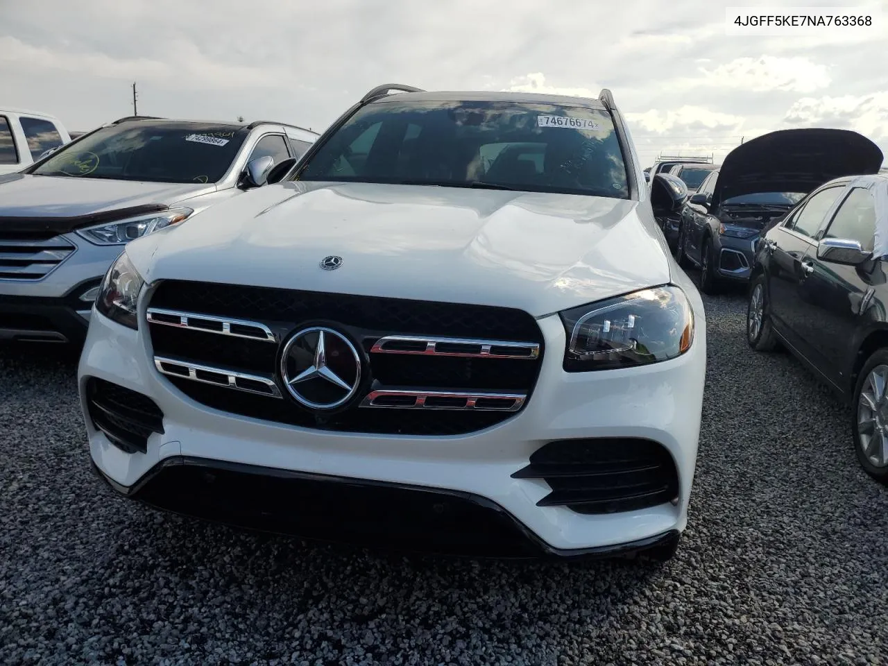 2022 Mercedes-Benz Gls 450 4Matic VIN: 4JGFF5KE7NA763368 Lot: 74676674