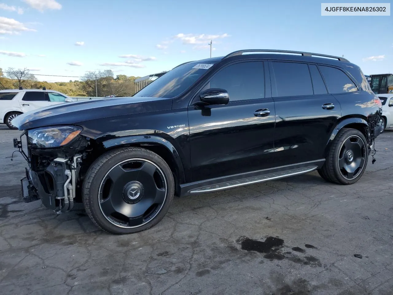 2022 Mercedes-Benz Gls 63 Amg 4Matic VIN: 4JGFF8KE6NA826302 Lot: 75299524