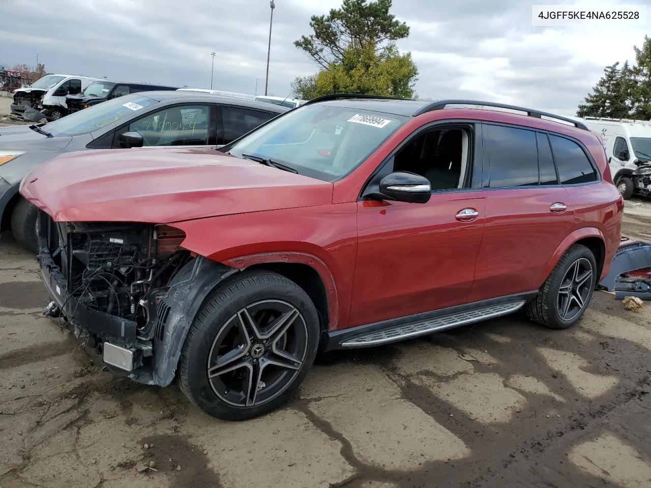 2022 Mercedes-Benz Gls 450 4Matic VIN: 4JGFF5KE4NA625528 Lot: 77869994