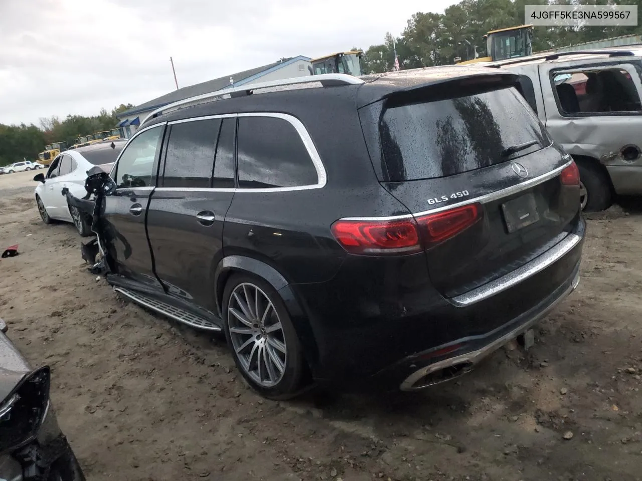 2022 Mercedes-Benz Gls 450 4Matic VIN: 4JGFF5KE3NA599567 Lot: 78828434