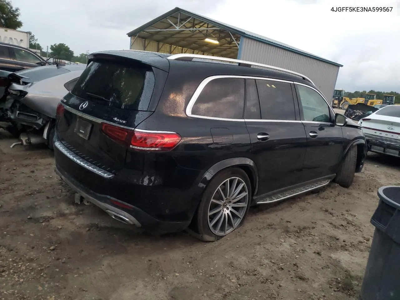 2022 Mercedes-Benz Gls 450 4Matic VIN: 4JGFF5KE3NA599567 Lot: 78828434