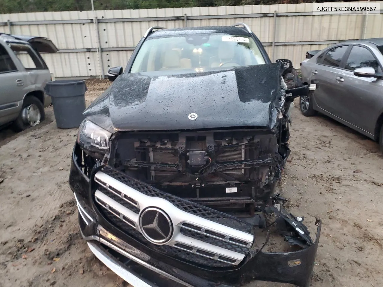 2022 Mercedes-Benz Gls 450 4Matic VIN: 4JGFF5KE3NA599567 Lot: 78828434