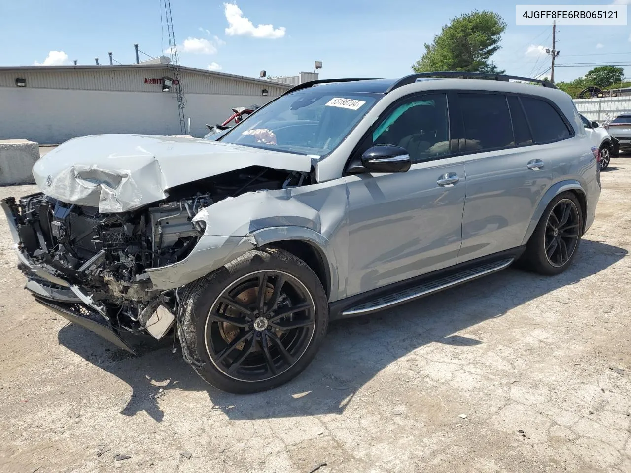 2024 Mercedes-Benz Gls 580 4Matic VIN: 4JGFF8FE6RB065121 Lot: 55186704