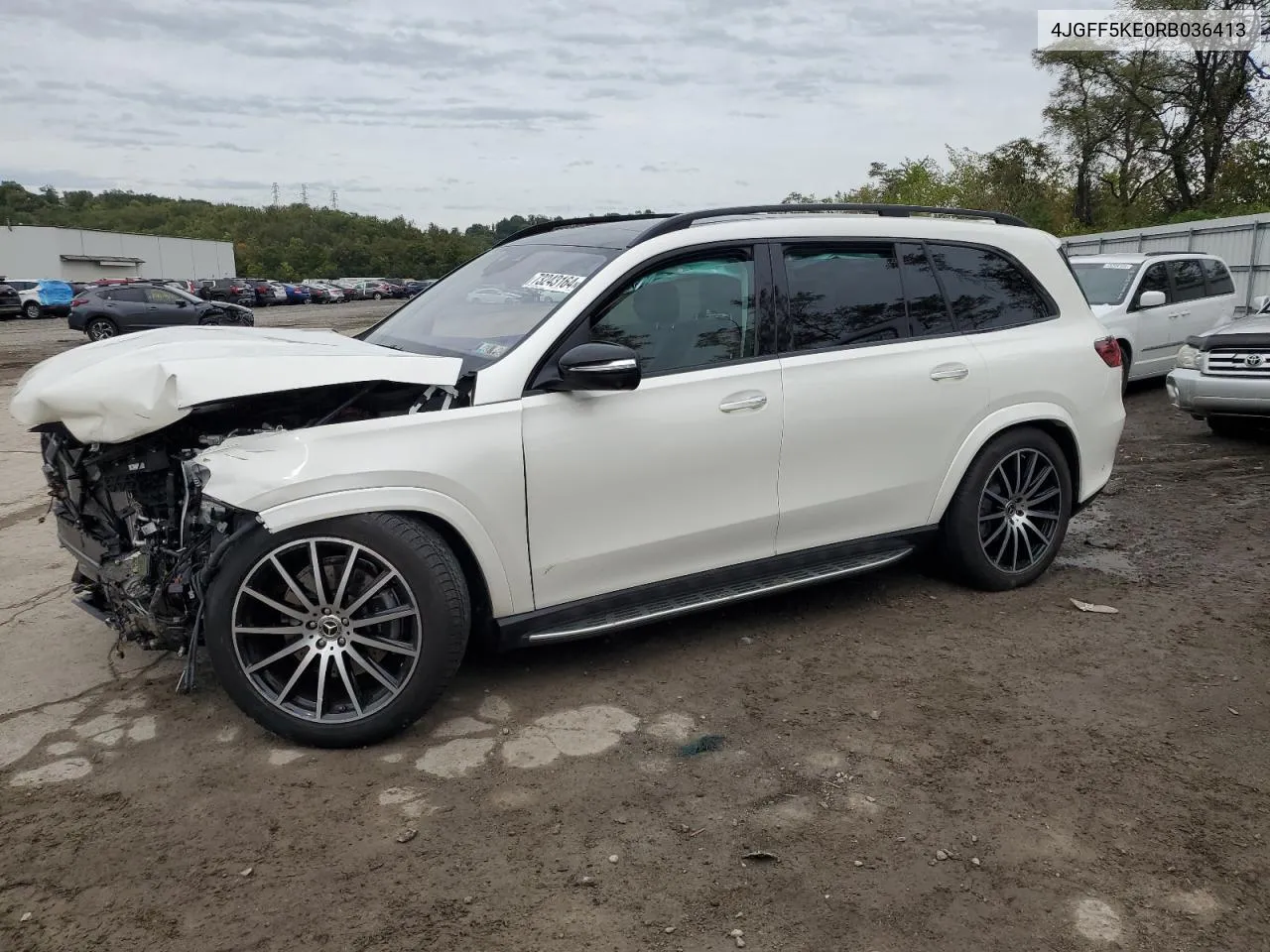 2024 Mercedes-Benz Gls 450 4Matic VIN: 4JGFF5KE0RB036413 Lot: 73243164