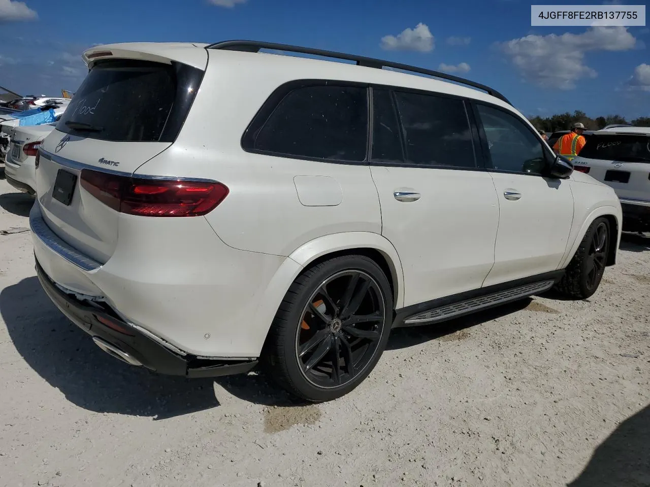 2024 Mercedes-Benz Gls 580 4Matic VIN: 4JGFF8FE2RB137755 Lot: 75875214