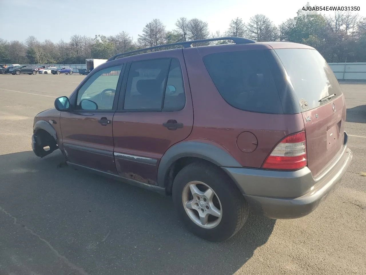 1998 Mercedes-Benz Ml 320 VIN: 4JGAB54E4WA031350 Lot: 48144124