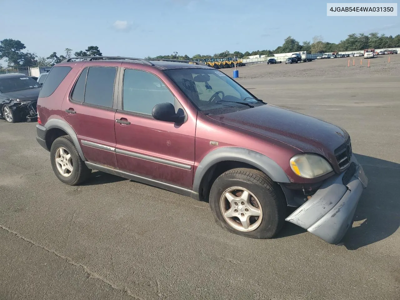 1998 Mercedes-Benz Ml 320 VIN: 4JGAB54E4WA031350 Lot: 48144124