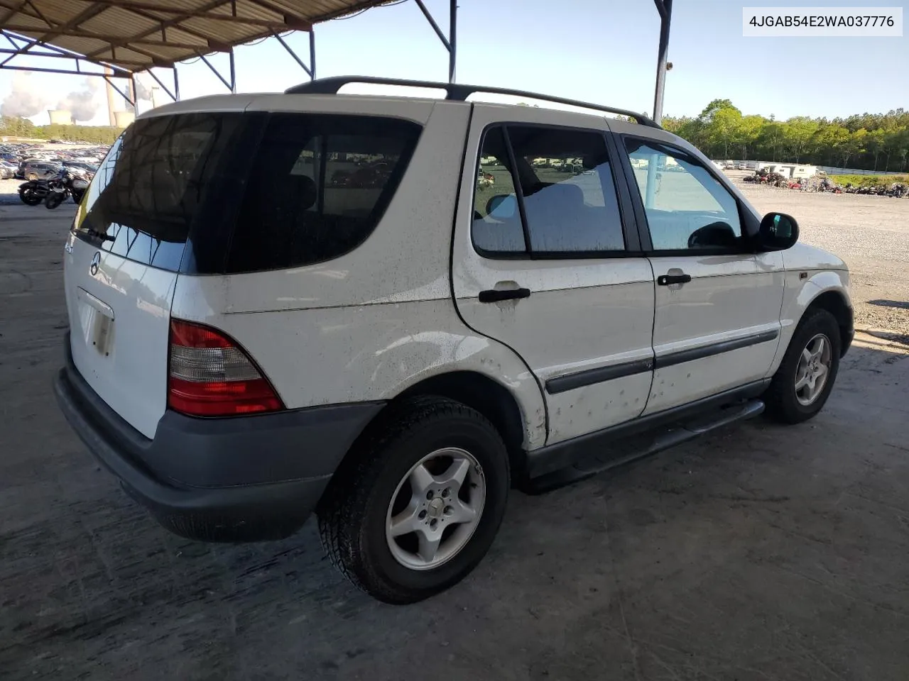 1998 Mercedes-Benz Ml 320 VIN: 4JGAB54E2WA037776 Lot: 50512264