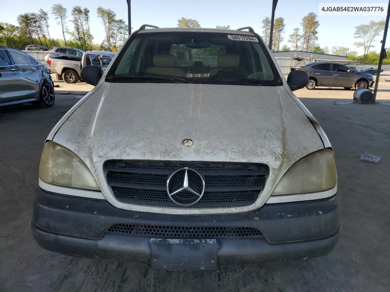 1998 Mercedes-Benz Ml 320 VIN: 4JGAB54E2WA037776 Lot: 50512264