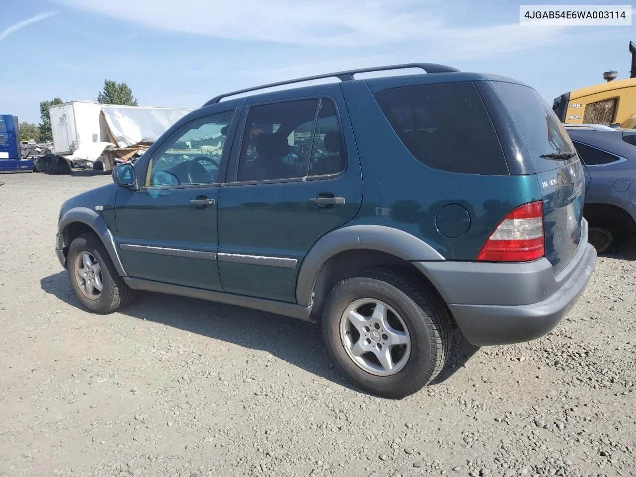 1998 Mercedes-Benz Ml 320 VIN: 4JGAB54E6WA003114 Lot: 74954134