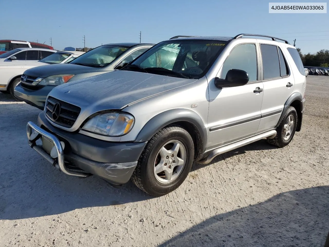 1998 Mercedes-Benz Ml 320 VIN: 4JGAB54E0WA033063 Lot: 78306884