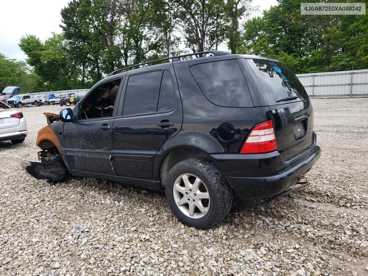 1999 Mercedes-Benz Ml 430 VIN: 4JGAB72E0XA088242 Lot: 54570284