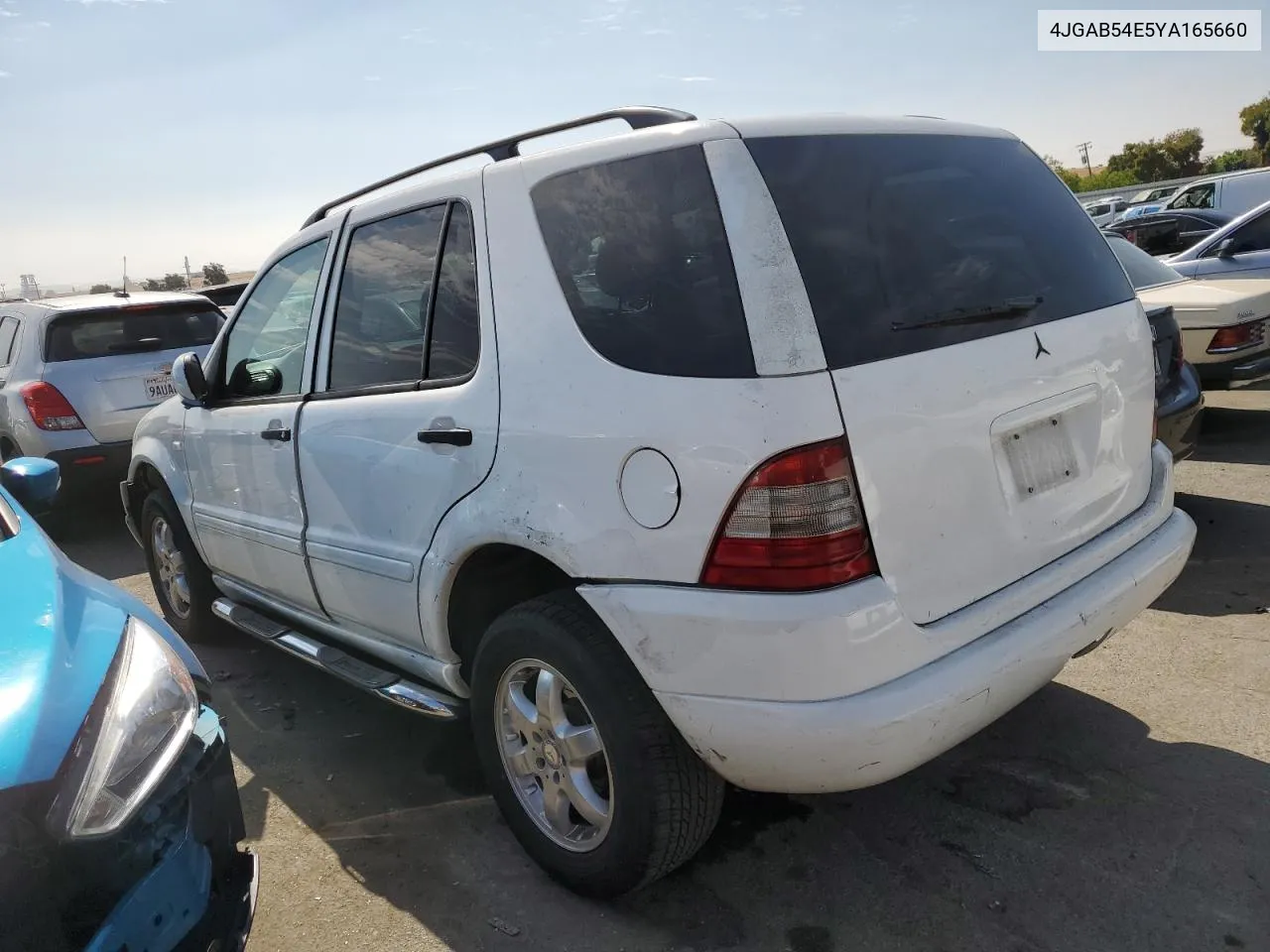 2000 Mercedes-Benz Ml 320 VIN: 4JGAB54E5YA165660 Lot: 65872364