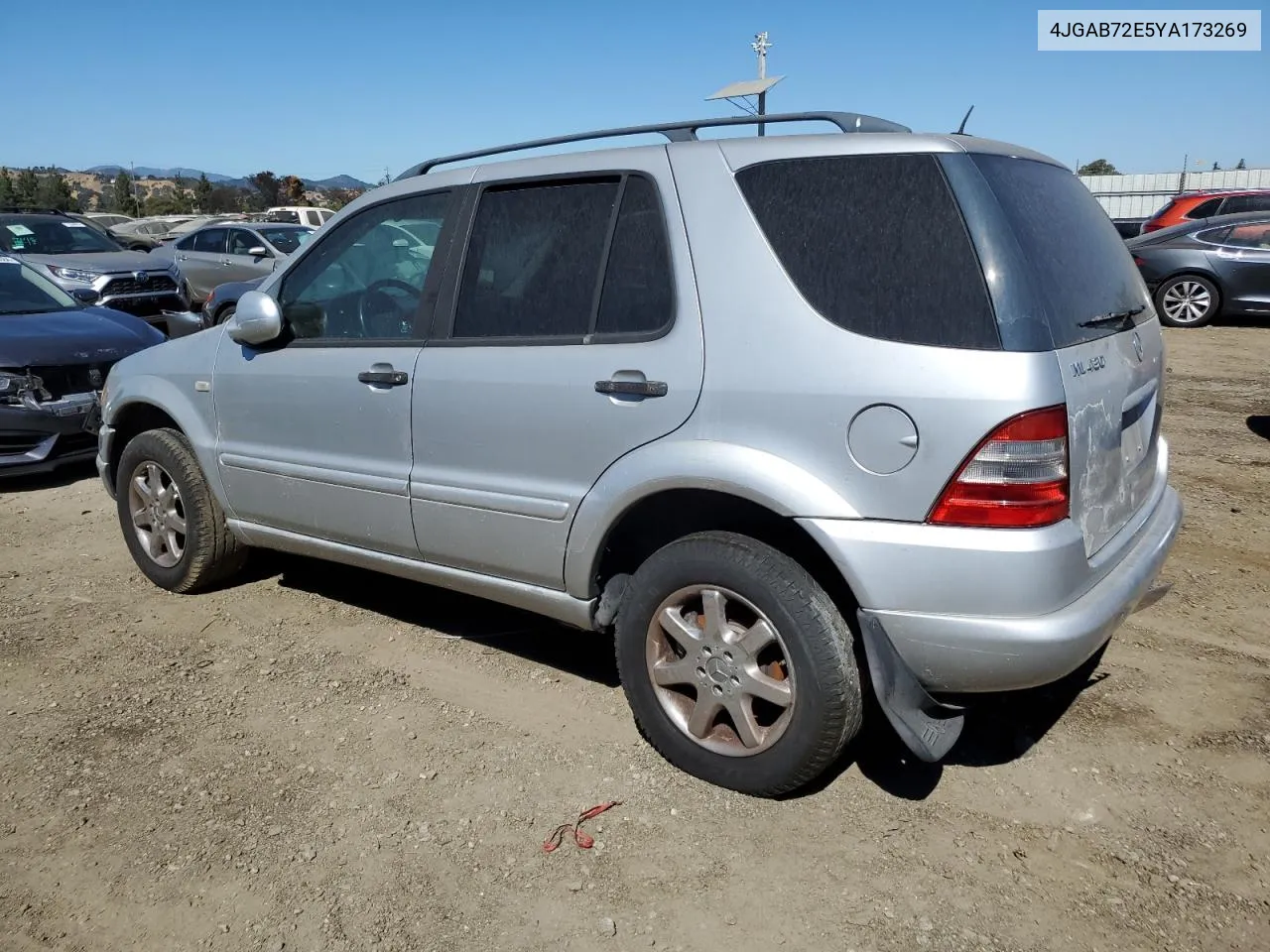 2000 Mercedes-Benz Ml 430 VIN: 4JGAB72E5YA173269 Lot: 71520714