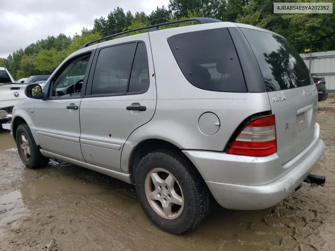 2000 Mercedes-Benz Ml 320 VIN: 4JGAB54E5YA202352 Lot: 73734624