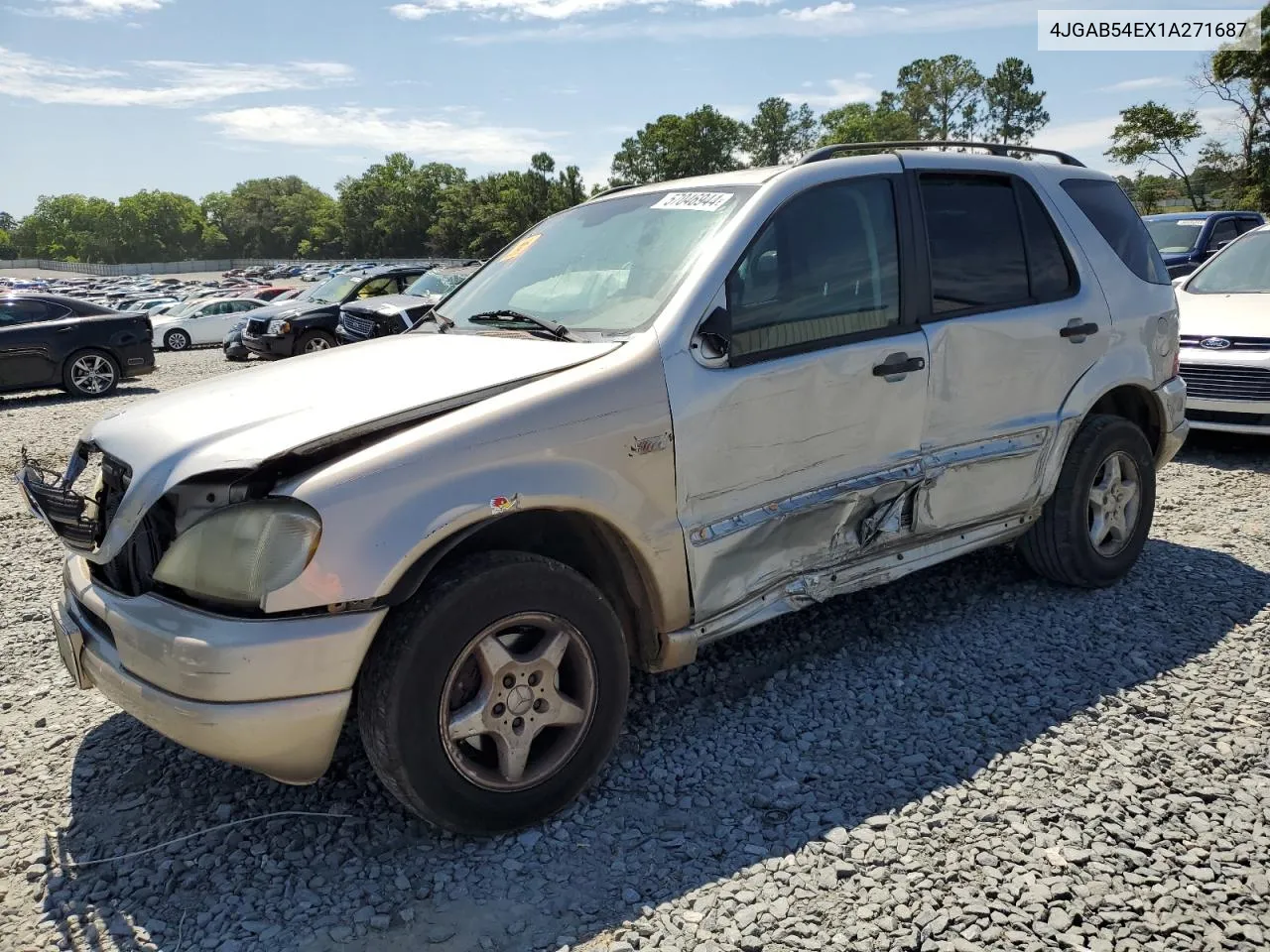 2001 Mercedes-Benz Ml 320 VIN: 4JGAB54EX1A271687 Lot: 57046944